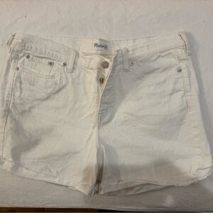 Madewell White Denim Women's Shorts 31